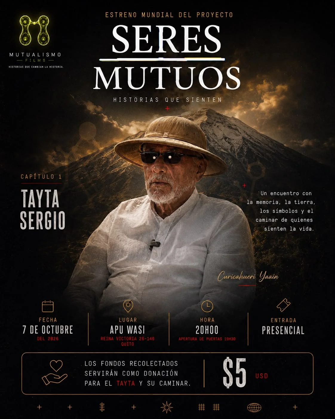 Flyer de Seres Mutuos - Estreno