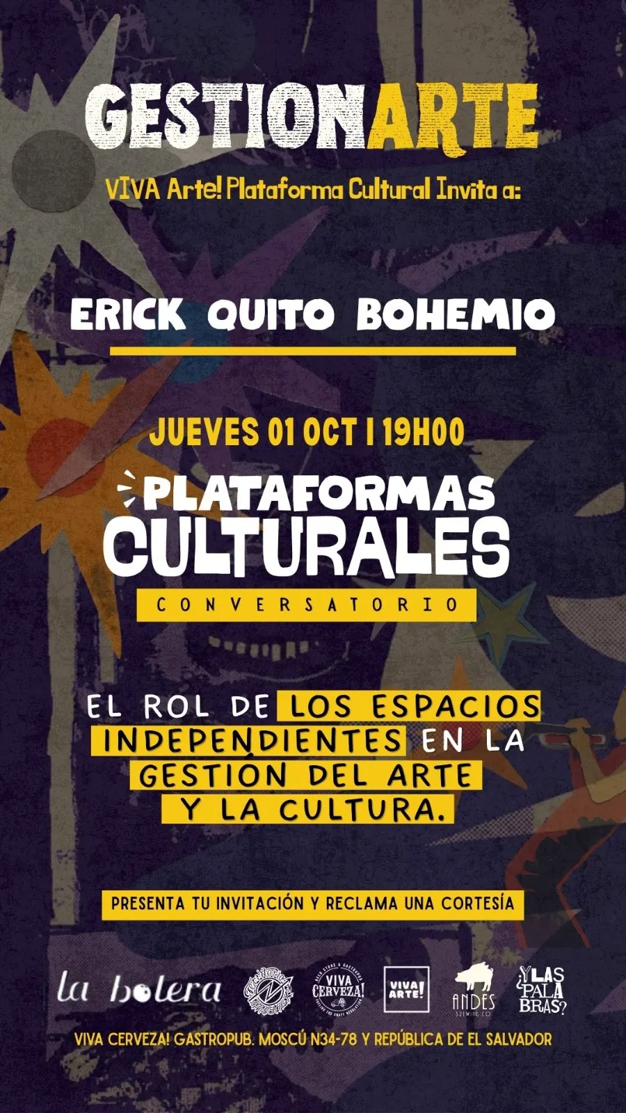Flyer de Gestionarte Plataformas Culturales II