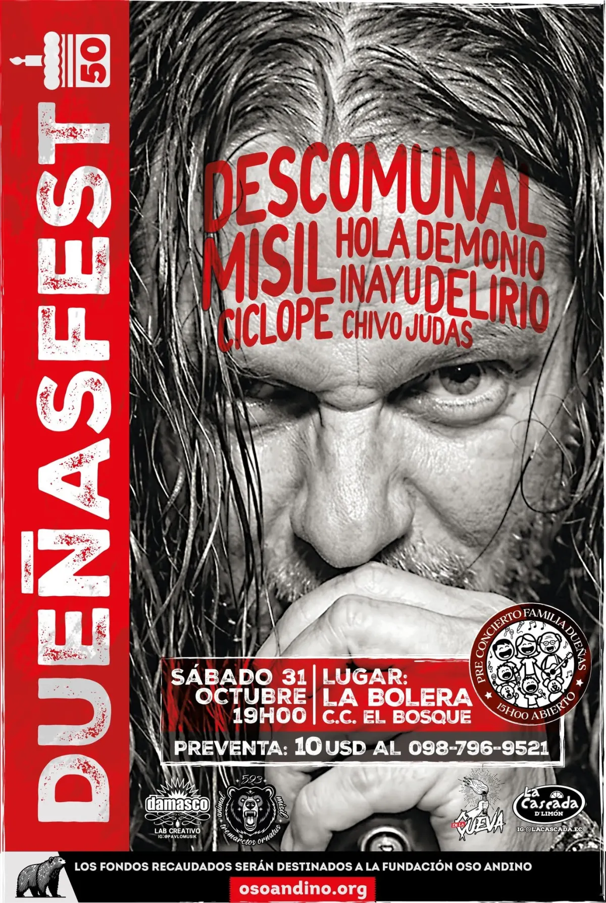 Flyer de DueñasFest - Hbd 50!