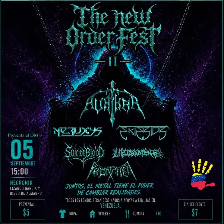 Flyer de The New Order Fest 2