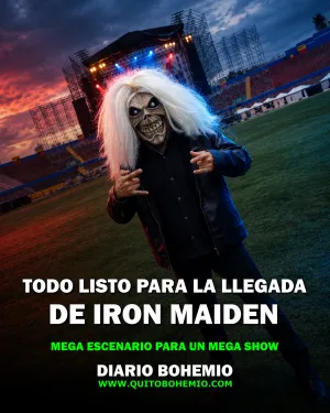 Rueda de prensa Iron Maiden Ecuador 2026