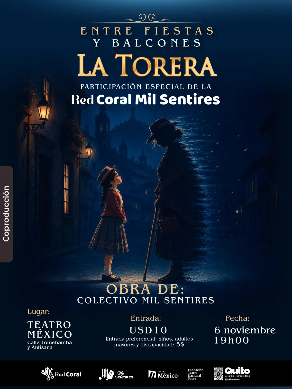 Flyer de La Torera - Red Coral Mil Sentires