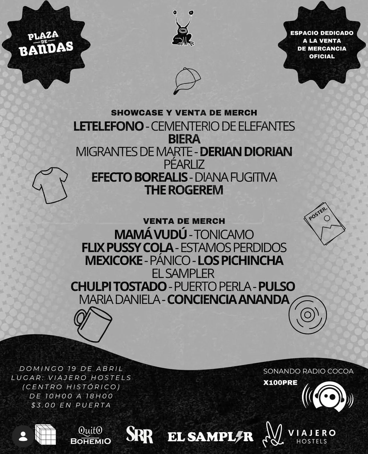 Flyer de Plaza de Bandas