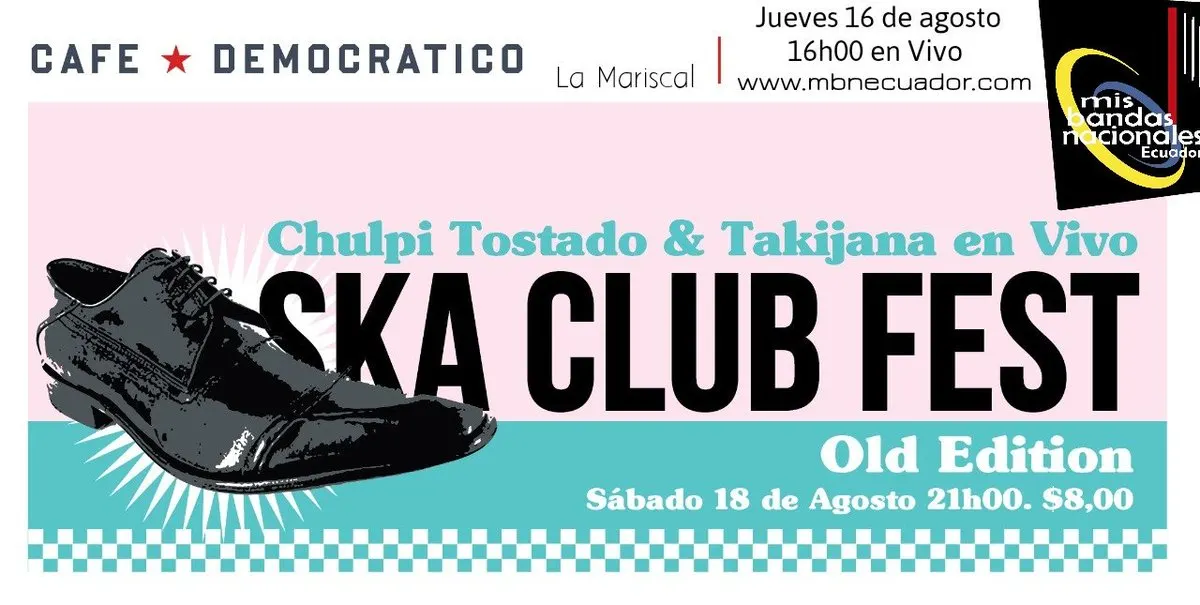 Flyer de Ska Club Fest