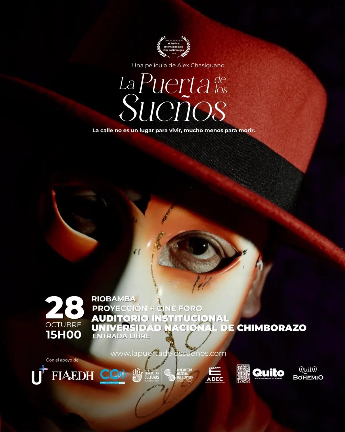 Flyer de La Puerta de los Sueños - Riobamba
