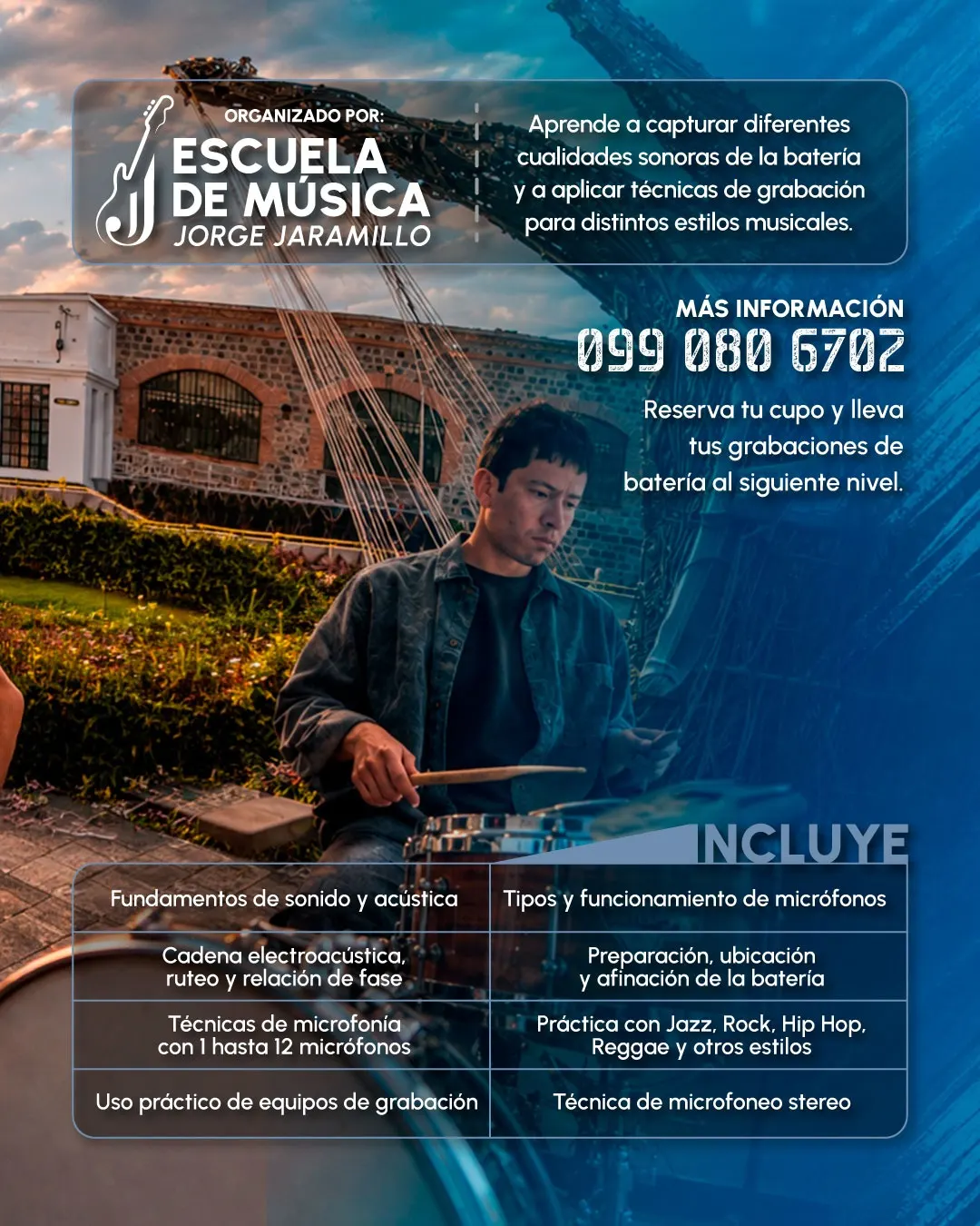 Taller de Grabación de Batería