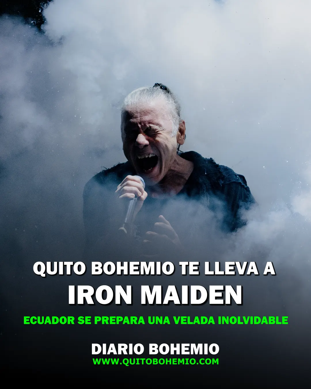 Give Away Iron Maiden en Ecuador 14 de Octubre Quito.